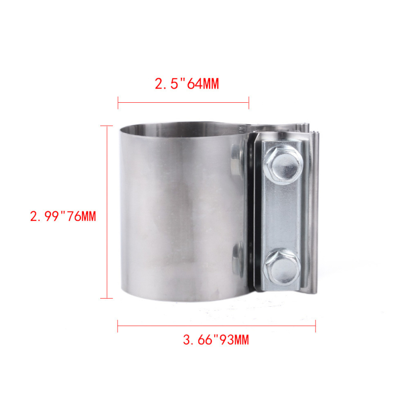 Spona za ispušni cijev od nehrđajućeg čelika, 2.25/2.5/3.0 inča, model CR1013, opća primjena, Lingsheng Auto Parts