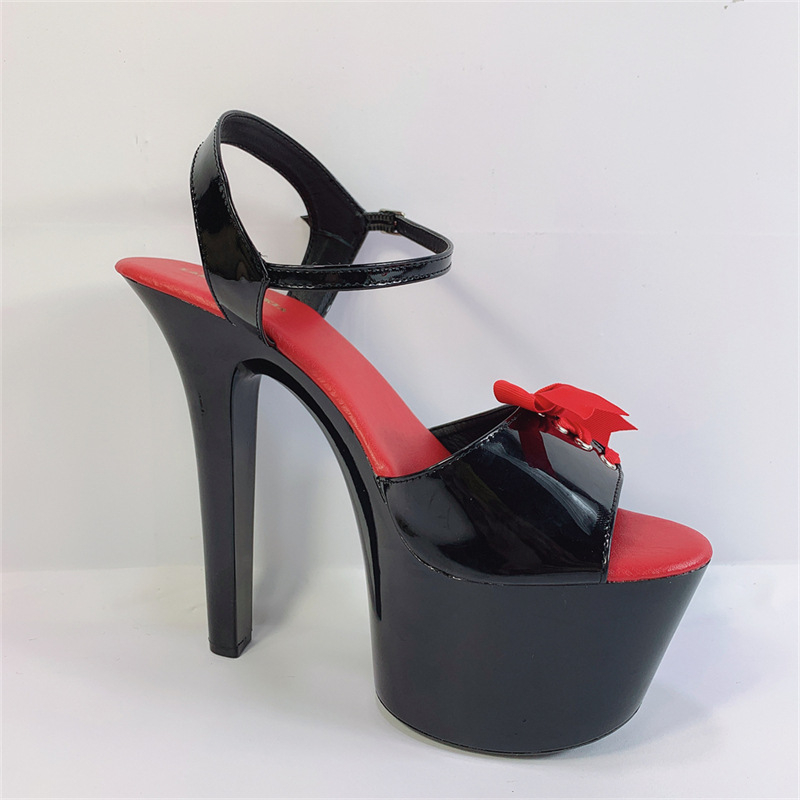 Ženski modni sandali s PU gornjim dijelom, oblik prsta – riblja usta, plastični đon, unutrašnjost svinjska koža, podrijetlo Shenzhen