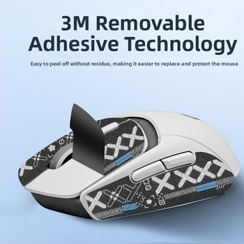 Αντιολισθητικό αυτοκόλλητο ποντικιού Logitech G309 – απορροφά τον ιδρώτα, αδιάβροχο και ανθεκτικό στη φθορά, πλήρες κάλυμμα παλάμης/πλάτης