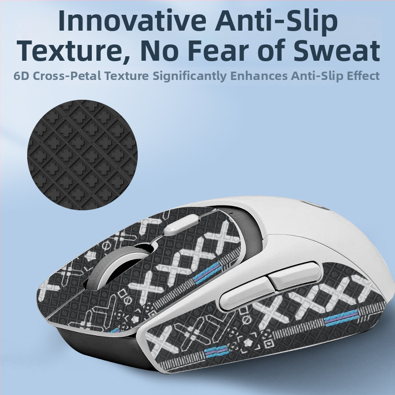 Αντιολισθητικό αυτοκόλλητο ποντικιού Logitech G309 – απορροφά τον ιδρώτα, αδιάβροχο και ανθεκτικό στη φθορά, πλήρες κάλυμμα παλάμης/πλάτης