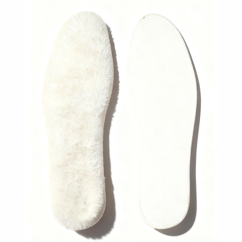Zimske uloške od ovčje vune sa baršunom, debele i tople, za unisex obuću (cipele, čizme), model Zn White Wool