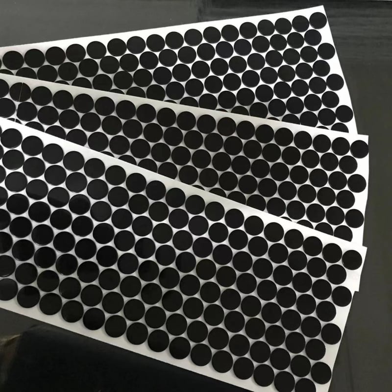 Silikonska EVA podloga za stopalo – protuklizna, izrezana u kružne i kvadratne oblike, samoljepiva s Velcro-om