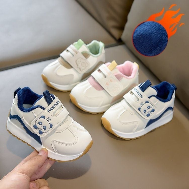 Baba járás tanuló cipő 1–3 éveseknek, műbőr felsőrész, csúszásgátló, tél, talp szintetikus gumi