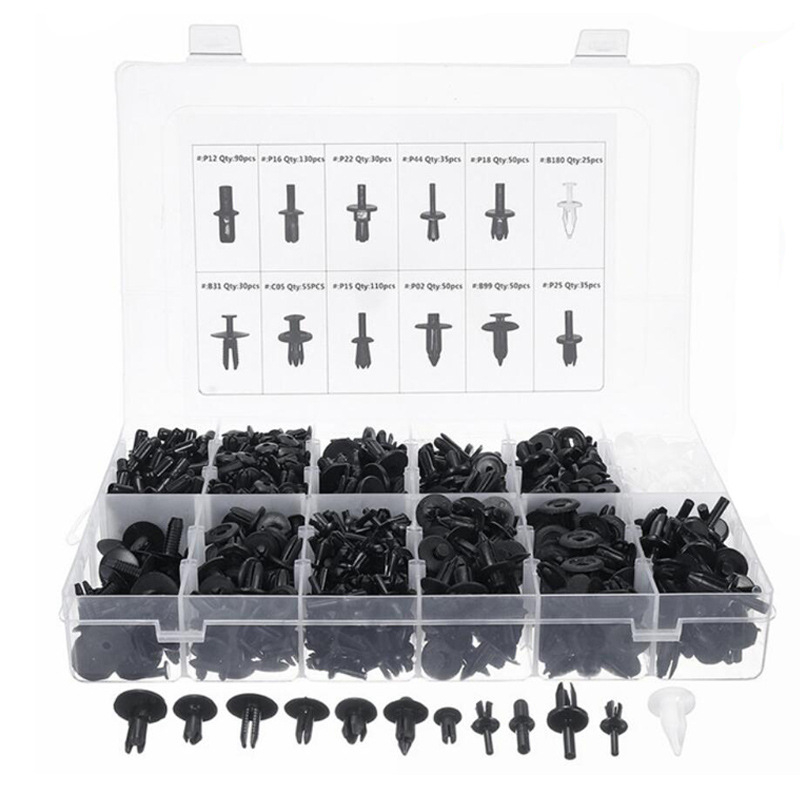 HE12 unutarnji klips za panel – 690 kom, plastika, kompatibilno s Audi, BMW, Mercedes-Benz, Ford, Chrysler, Mazda, Volvo