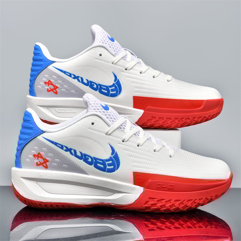 Баскетболни обувки с нисък връх - издръжливи, антихлъзгащи, дишащи, с въздушна възглавница