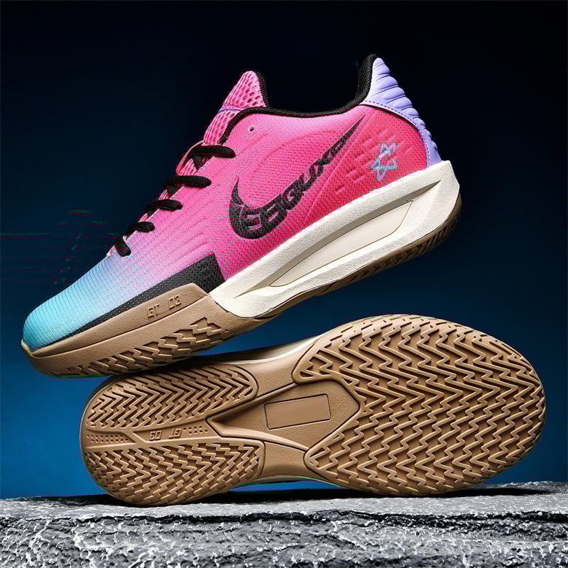 Баскетболни обувки с нисък връх - издръжливи, антихлъзгащи, дишащи, с въздушна възглавница