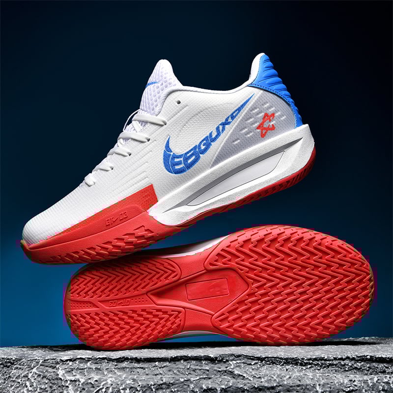 Баскетболни обувки с нисък връх - издръжливи, антихлъзгащи, дишащи, с въздушна възглавница