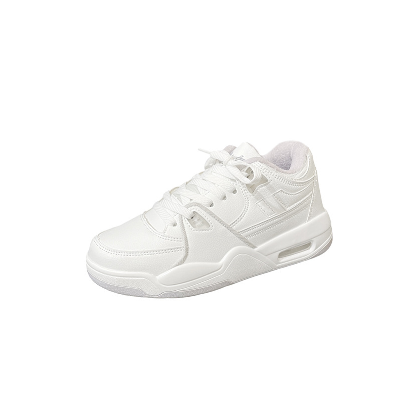 Unisex tenisice s fleece podstavom i platformom, zračni jastuk, protuklizna potplat, prednje vezanje