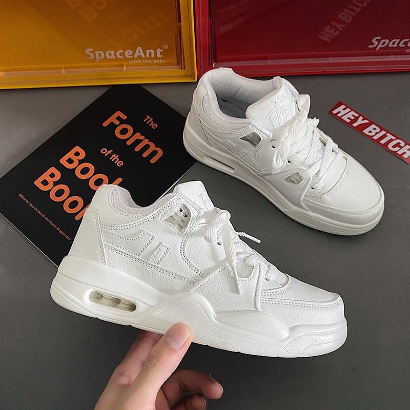 Unisex tenisice s fleece podstavom i platformom, zračni jastuk, protuklizna potplat, prednje vezanje