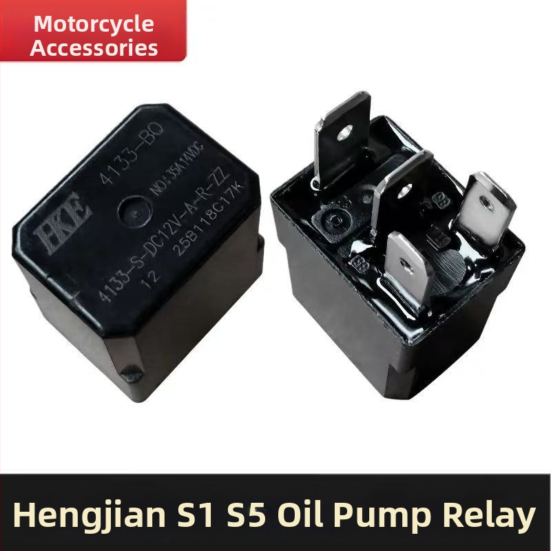 EFI palivového čerpadlo relé pre terénny motocykl Hengjian S1/S5, štvorpólový konektor, originálny náhradný diel