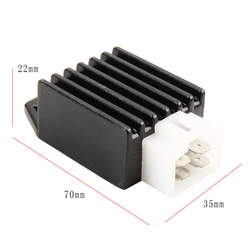 Regulator napona za motocikl s 4 pinom, za GY6 50cc/80cc, 12-14V, 100W, model 1P39QMG