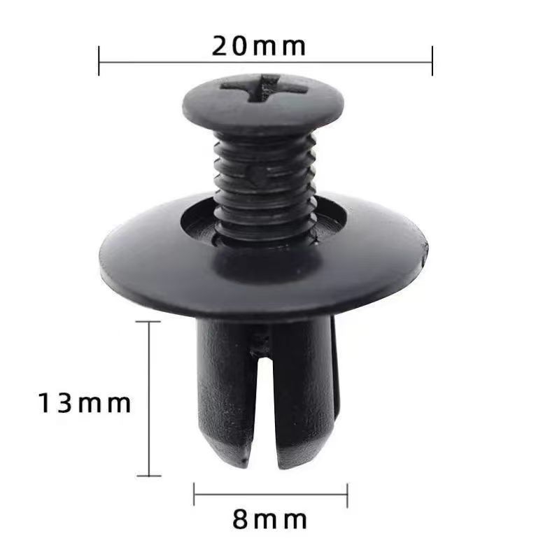 8mm ekspanzijski vijkasti za univerzalne modele; PP plastika; opća kompatibilnost; šifra proizvoda: 8mm expansion screw buckle