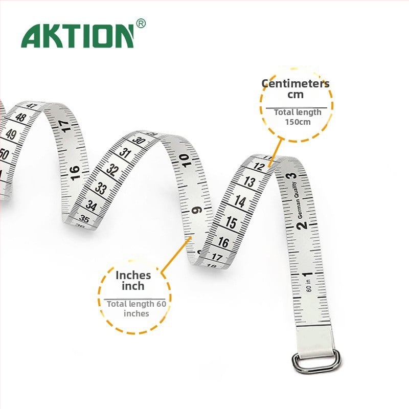 AKTION Meracia páska na oblečenie, vysúvacia PU páska, rozsah 150 cm