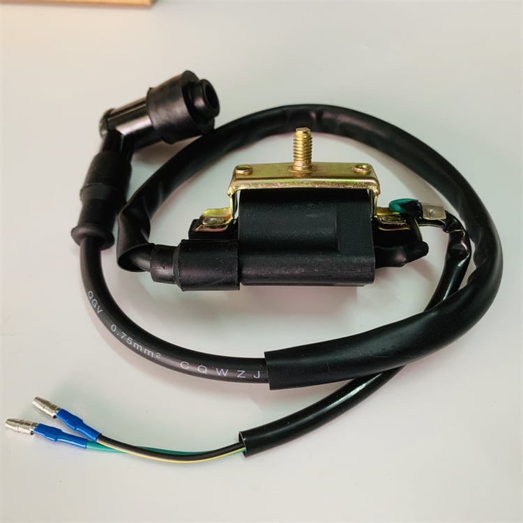 JH70 motorkerékpár gyújtótekercs – magasfeszültség csomag sapkával, 100 cm³ motorhoz, 12V, 500W