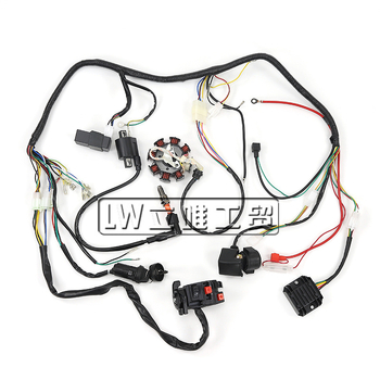 ATV жично окабеляване и комплект превключватели CG125/150/250cc - 12V