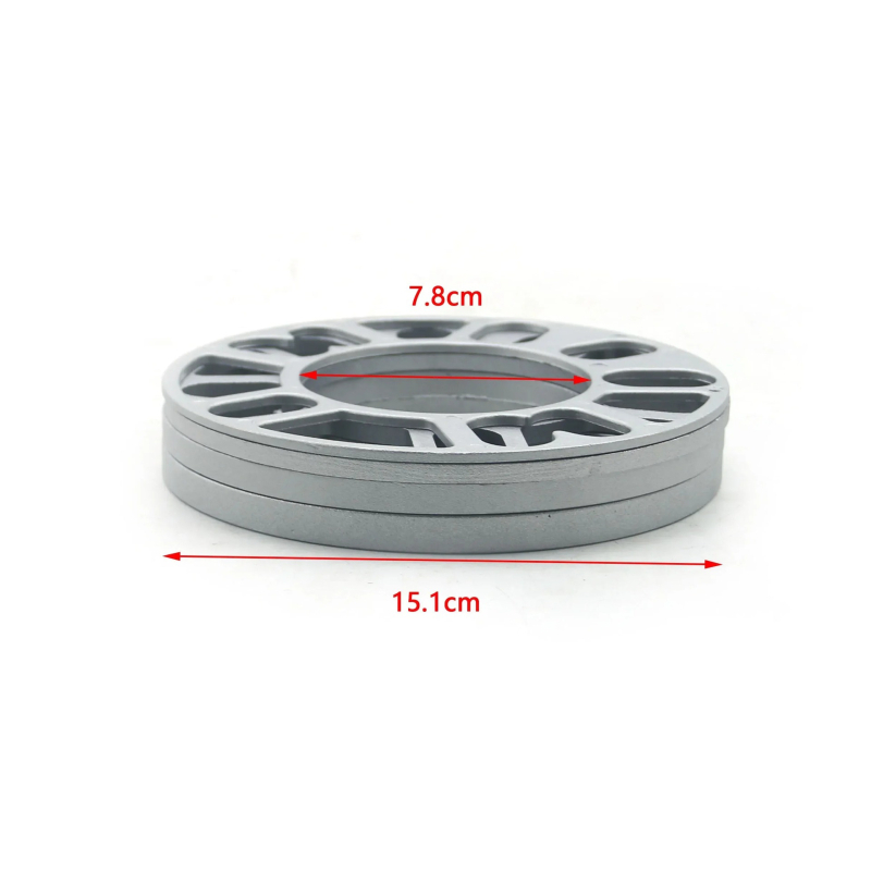 Aluminijska podloška za proširenje flange huba, univerzalna, s 4–56 rupa, debljina 3/5/8/10 mm