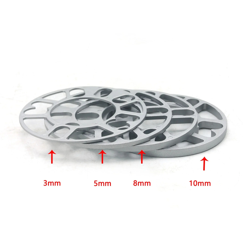 Aluminijska podloška za proširenje flange huba, univerzalna, s 4–56 rupa, debljina 3/5/8/10 mm