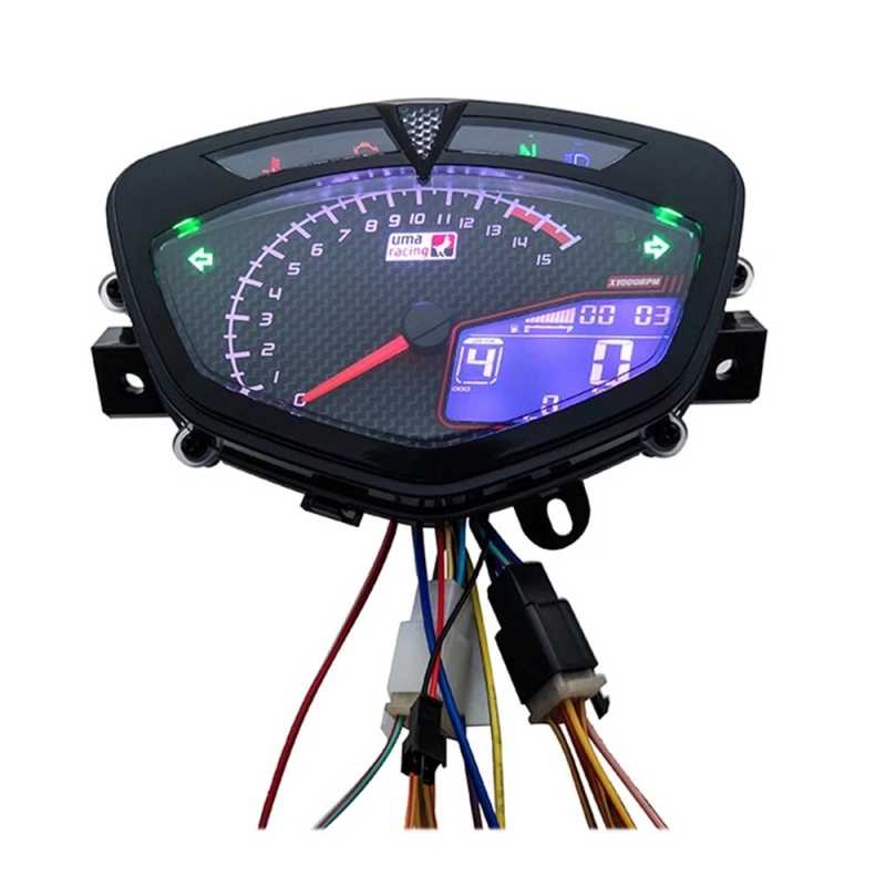 LED instrument ploča za motocikl Yamaha LC135 s odometrom (SRX; model LC135; kompatibilno LC135; artikl C8-3; napon: standardni)