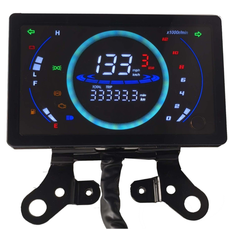Digitalni brzomjer motocikla, 12V, model TIAN196-3, marka Tiansheng