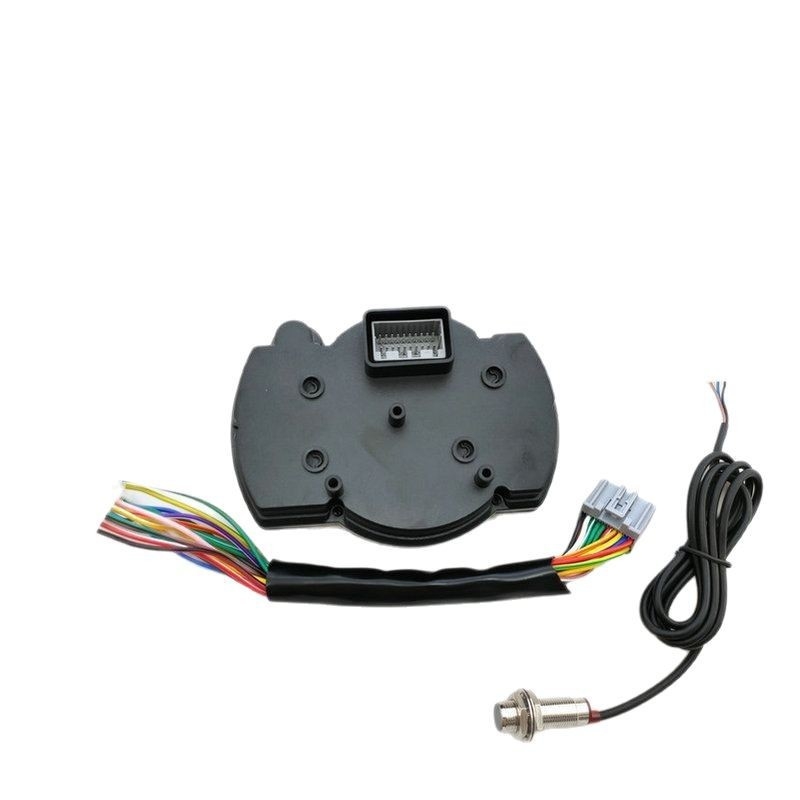 Knight motocikl LCD digitalni modificirani odometar – 7 boja preklopna, reguliran, 12V, 5W, model BY182, kompatibilan s motorima 1–8 cilindara