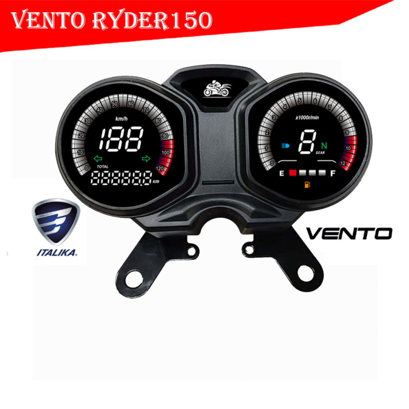 Motociklistički instrument panel, 12V, marka Tiansheng, kompatibilan s VentoRyder150 190, WORKMAN150, VENTO ECLIPSE 200
