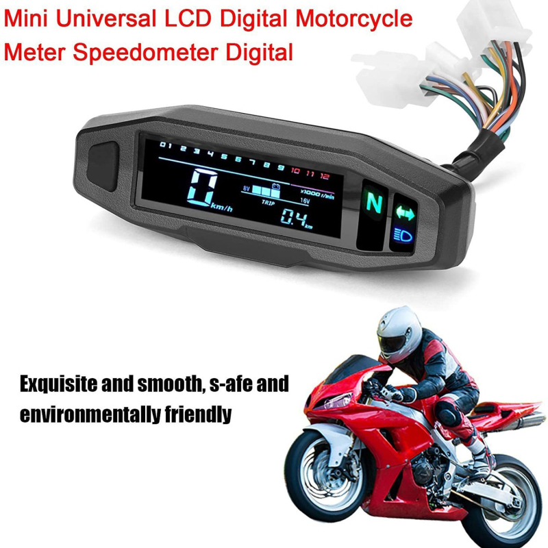 Motocikl LCD instrument ploča – univerzalna modifikacija, HD LCD displej, brzomjer