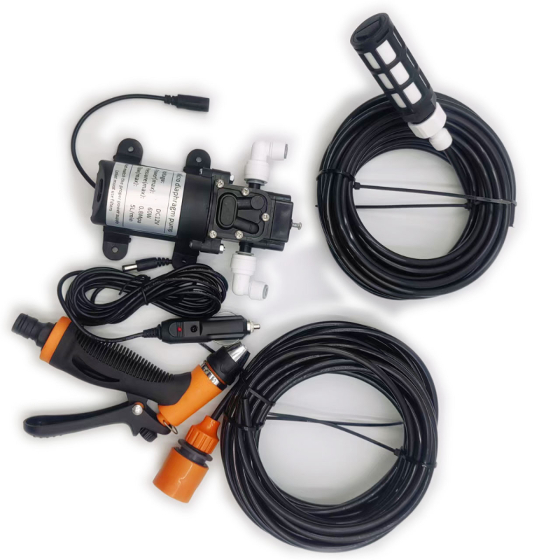 Pištolj za pranje automobila visokog tlaka, ručni kućni alat, 12V 60W, ABS plastična mlaznica, tlak 5 kg, težina 1,45 kg