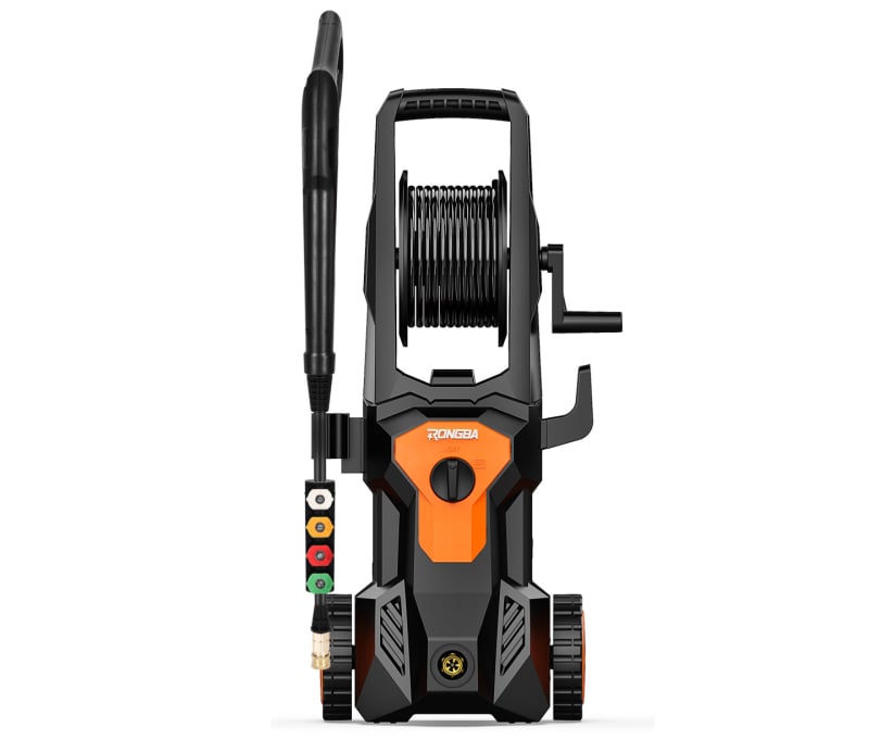 Mașină de spălat auto cu înaltă presiune — 800W, 3,5 MPa, 4 L/min, cablu 2 m, conductă de ieșire 8 m