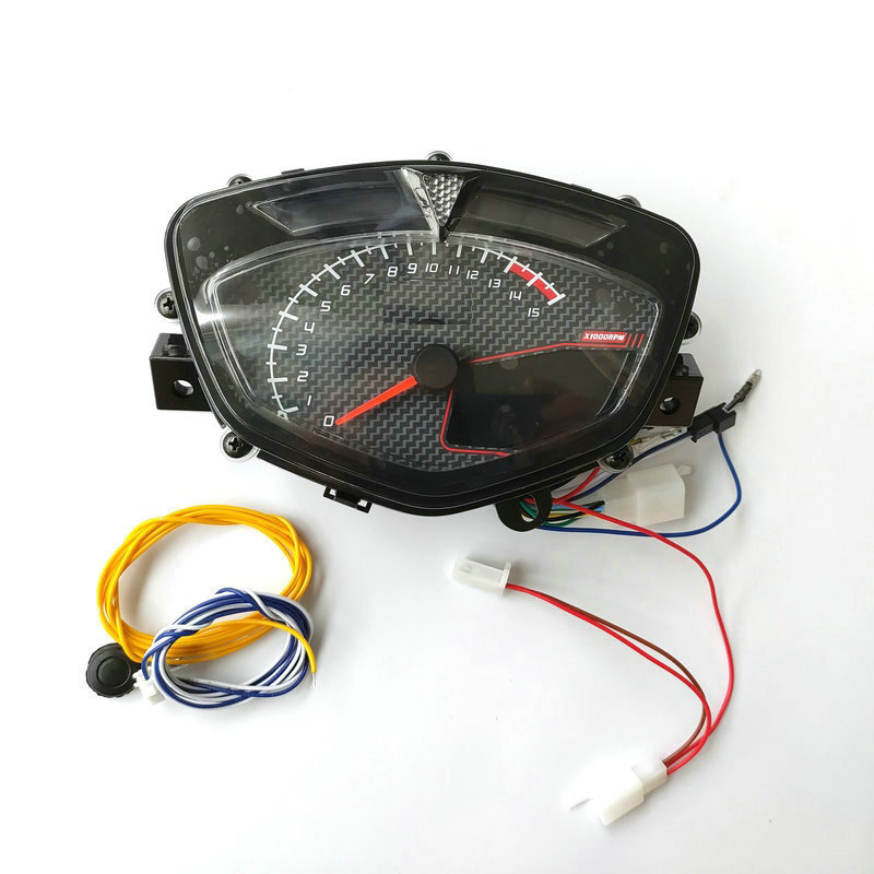 LC135 LCD instrument s kabelom za podešavanje, pokazivač okretaja i razine ulja, 12V, 1W, 7 boja prijelaza