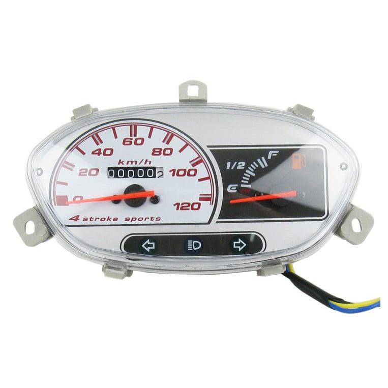 Instrument panel za motocikl/skuter, Youcheng, Qiaoge instruments, 12V, kompatibilan s Qiaoge Fuxi 125cc