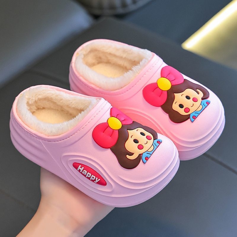 Dječje papuče za dom – sladak dizajn zeca (PVC gornji dio, PVC potplat, Unisex, Prozračan, Zimski stil)