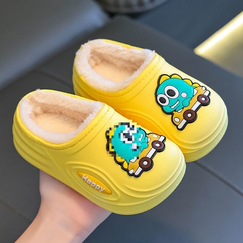 Dječje papuče za dom – sladak dizajn zeca (PVC gornji dio, PVC potplat, Unisex, Prozračan, Zimski stil)