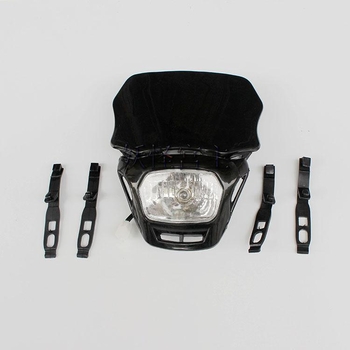 Yiyi 12V visoko natjecateljsko off-road motocikl svjetlo, dizajn ghost-face, model Small Square Lamp Grimace, za vozila visokog natjecanja izvan ceste