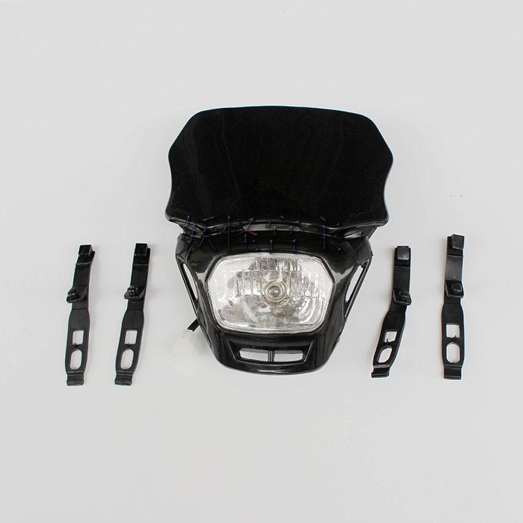 Yiyi 12V visoko natjecateljsko off-road motocikl svjetlo, dizajn ghost-face, model Small Square Lamp Grimace, za vozila visokog natjecanja izvan ceste