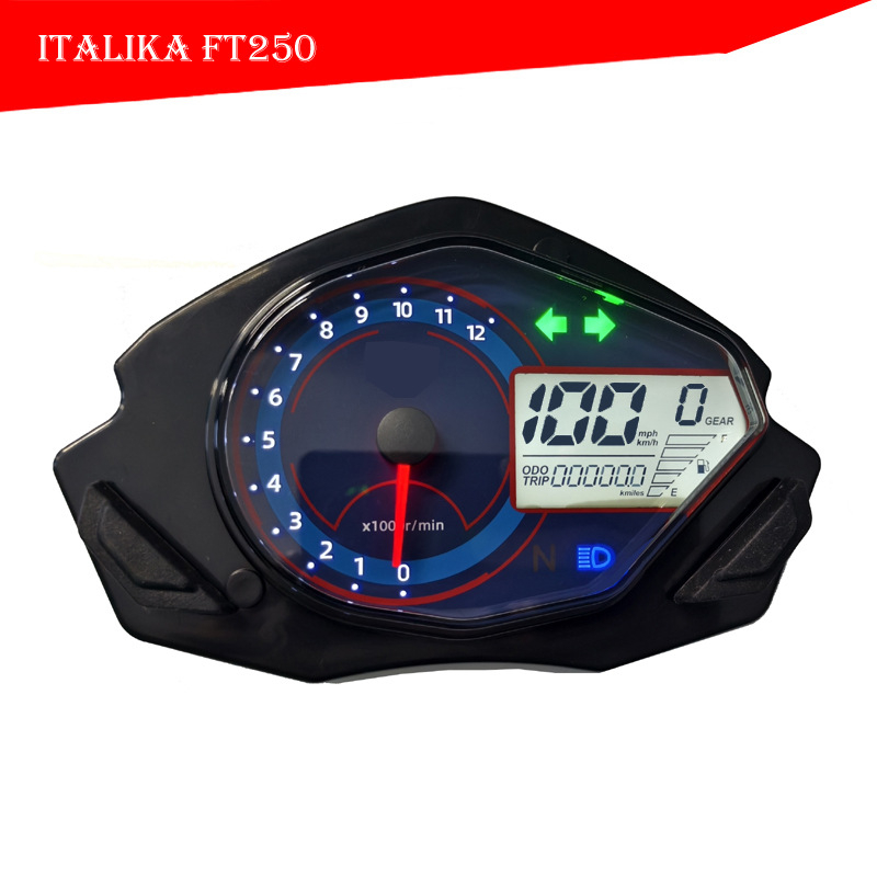 Tiansheng Wing Tiger 12V LCD instrument ploča za FT250 motocikl