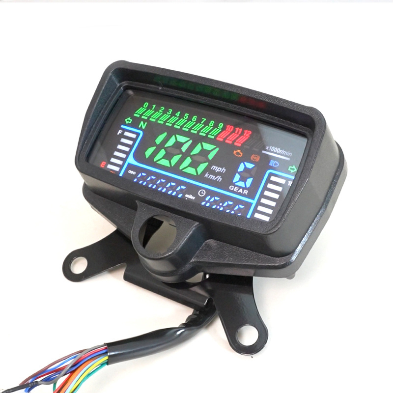 Kawazono CG125 Višenamjenski LCD mjerač brzine i kilometraže za motocikl CG125