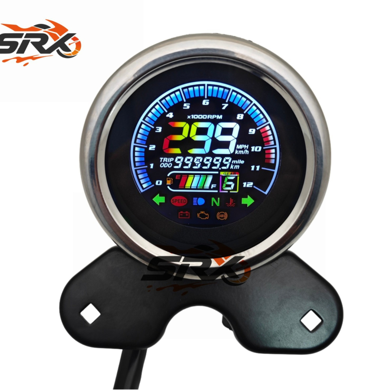 Srx Prince of Storm motociklistička ploča instrumenta, odometar, 12V, univerzalni model, prilagodljiv