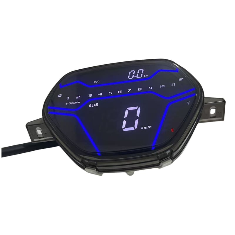 Digitalni brzinomjer i tachometar s LCD instrumentom za Honda Wave100 (12V)