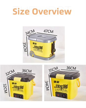 Prenosný umývač auta KN-28 (12V, 60W, max prietok 1,5 L/min, max tlak 1,2 MPa)