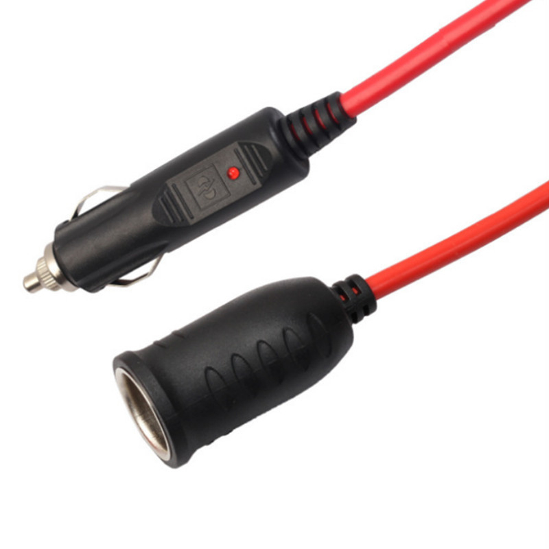 Yujie YJ-MC 12-24V produžni kabel za svjećicu motocikla, za punjenje telefona i detekciju napona