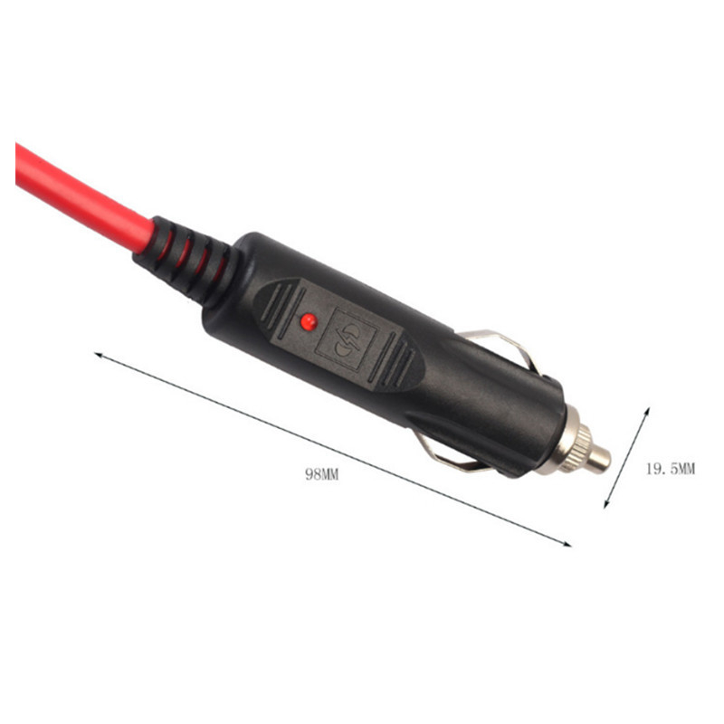 Yujie YJ-MC 12-24V produžni kabel za svjećicu motocikla, za punjenje telefona i detekciju napona