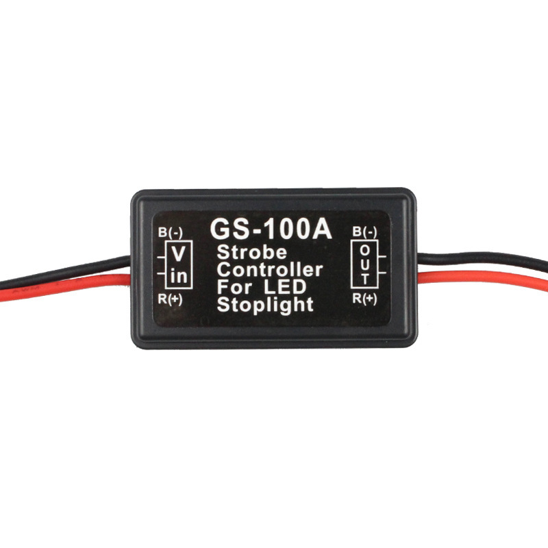 GS-100A hátsó lámpa villanóvezérlő autókhoz, 6-30V, 3W, ZQ márka