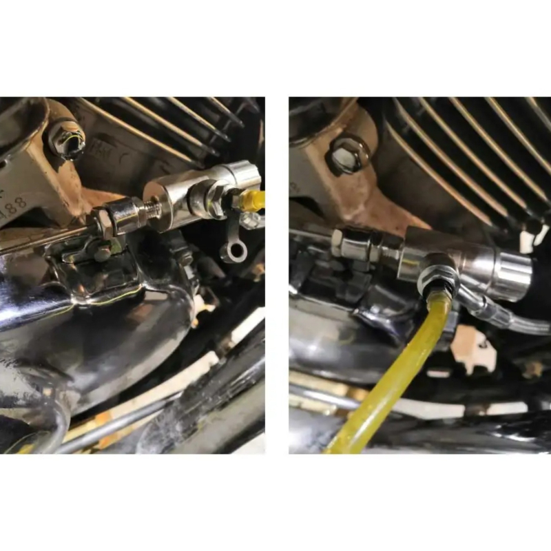 Pompa de frână CNC pentru motocicletă – unitate inferioară cu conductă de ulei 1200, integrare ambreiaj, universal pentru motociclete 125cc–250cc