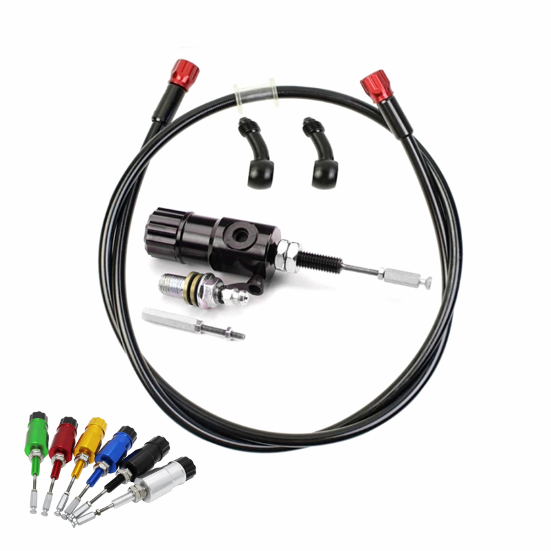 Pompa de frână CNC pentru motocicletă – unitate inferioară cu conductă de ulei 1200, integrare ambreiaj, universal pentru motociclete 125cc–250cc