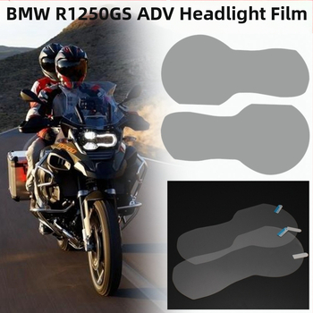 Ochranný film na svetlomet motorky pre BMW R1250GS ADV – Ultra HD, odolný proti škrábaniu, odolný voči opotrebeniu