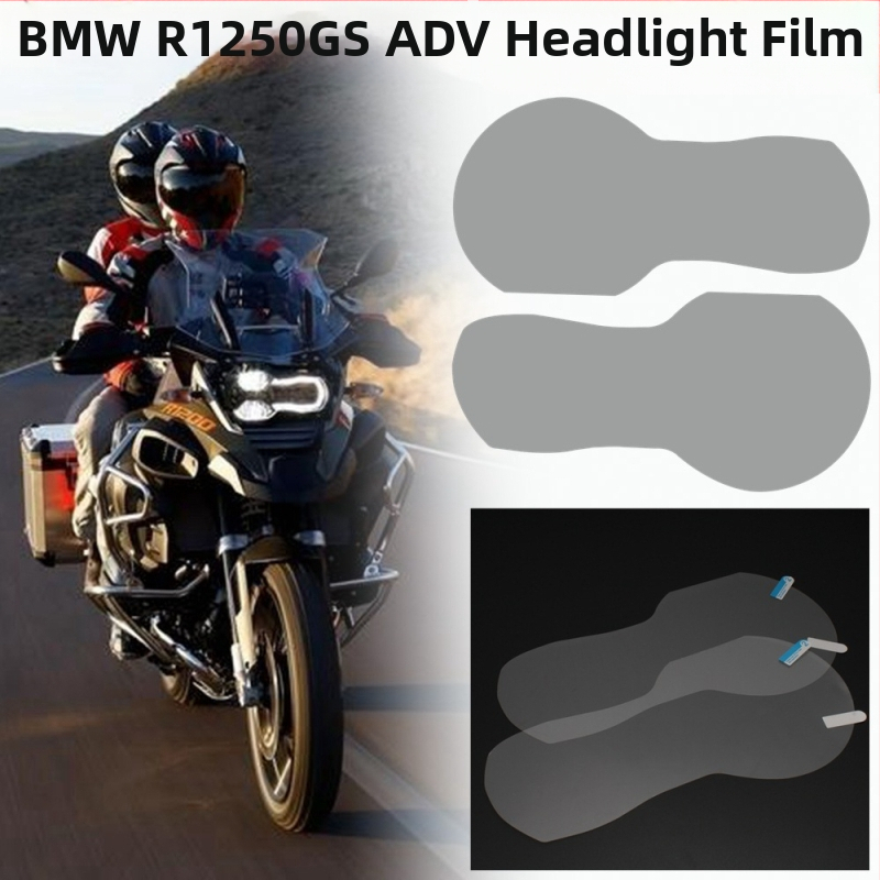 Ochranný film na svetlomet motorky pre BMW R1250GS ADV – Ultra HD, odolný proti škrábaniu, odolný voči opotrebeniu