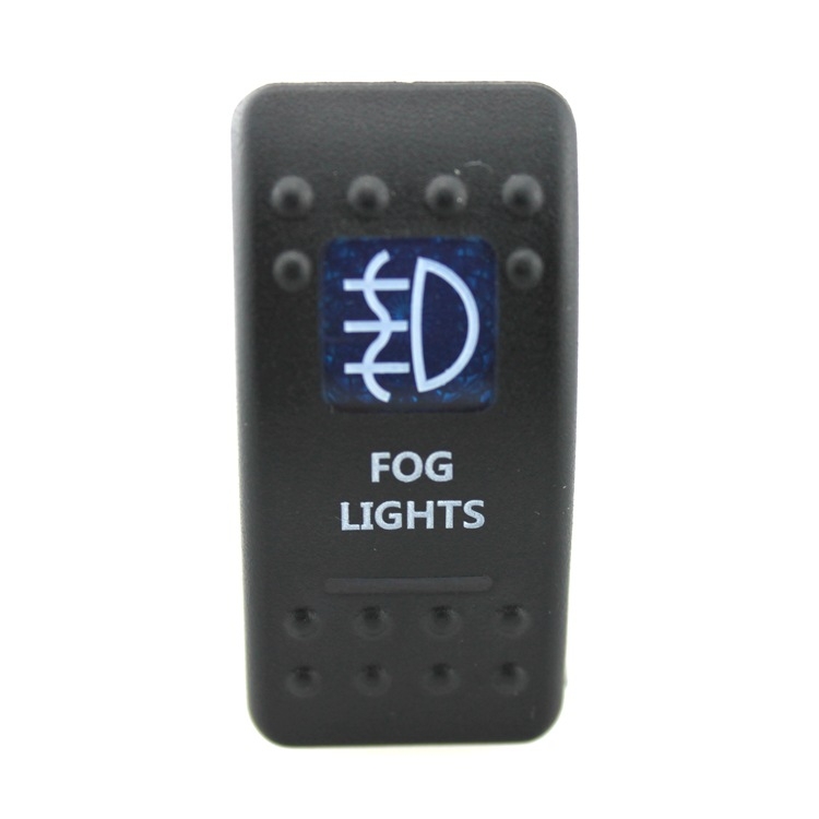 Comutator pentru farul de ceață și lumină de lucru pentru iaht/vas, IZTOSS S1169, 12–24V, cu design decorativ