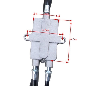 Linie de frână ATV tambur, divizare 1 la 2, cablu de tragere, Marcă Around the City