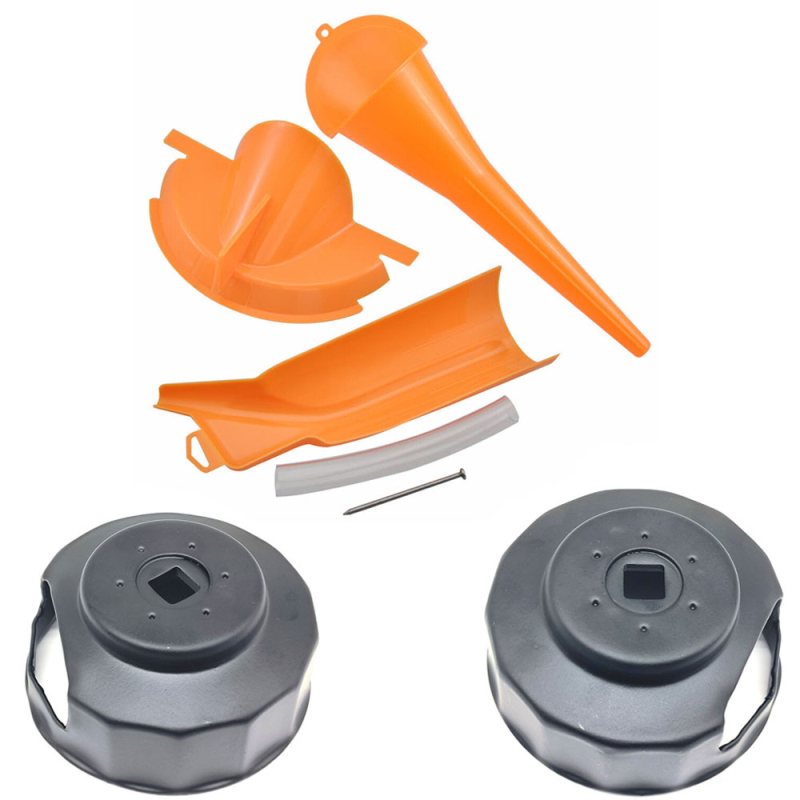 Piltuvă pentru motocicletă cu conductă de deviere a uleiului, universală pentru Harley, model OTCOVER00517