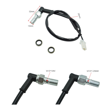 Linie de comutator hidraulic pentru frânele cu disc, filet M10x1.25, Hengbang, model Hydraulic switch, universal pentru vehicule off-road